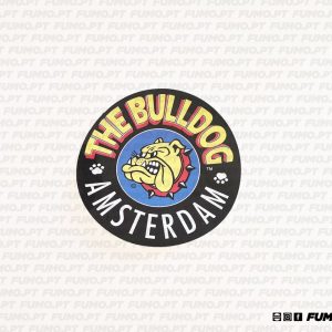 The Bulldog Amsterdam Sticker Black