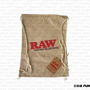 Raw Drawstring Bag Tan