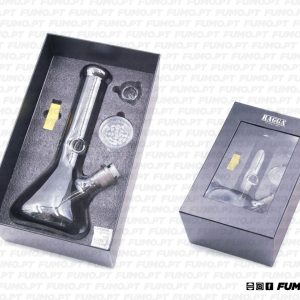 Ragga Box Set Glass Bong + Grinder