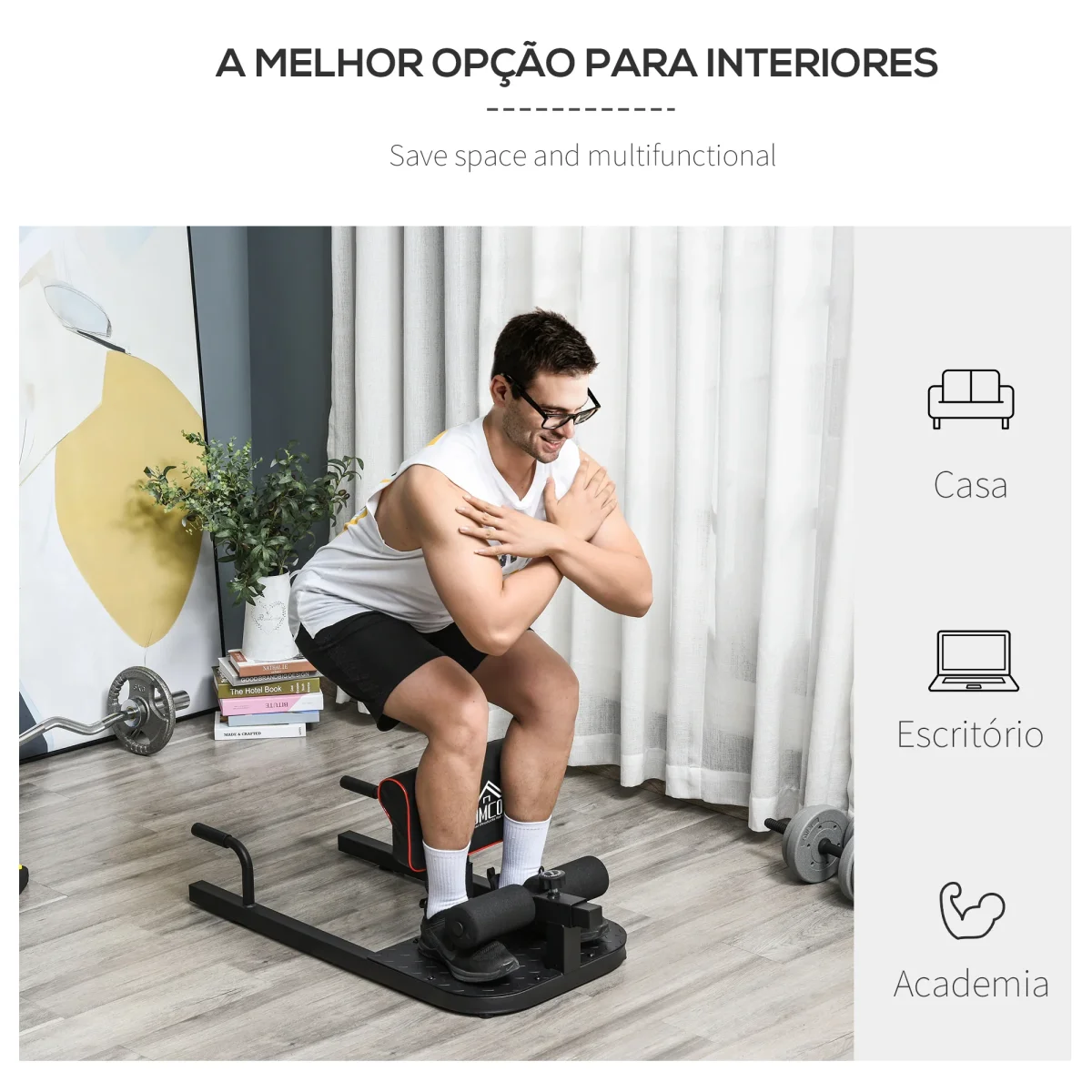 Maquina de abdominais e agachamentos 3em1 - Image 6