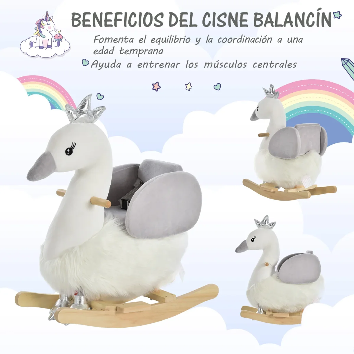 Baloiço em Forma de cisne - Image 6