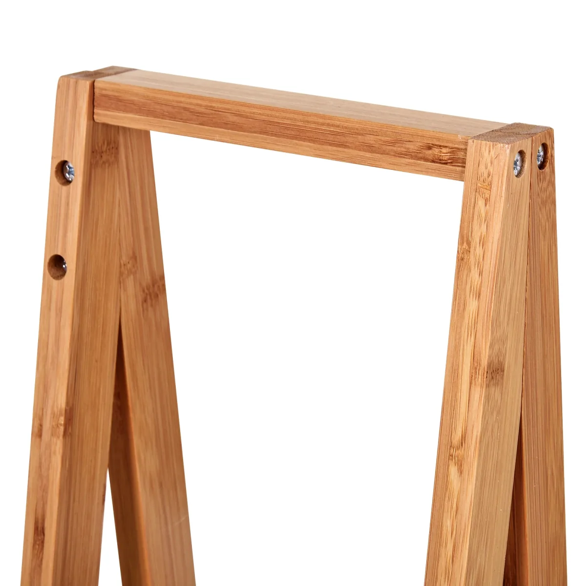 Estante de Bambú para Casa de Banho com 3 Prateleiras de Armazenamento Móvel Organizador para Cozinha Sala de Estar Lavanderia 30x18x81cm Madeira e Branco - Image 9