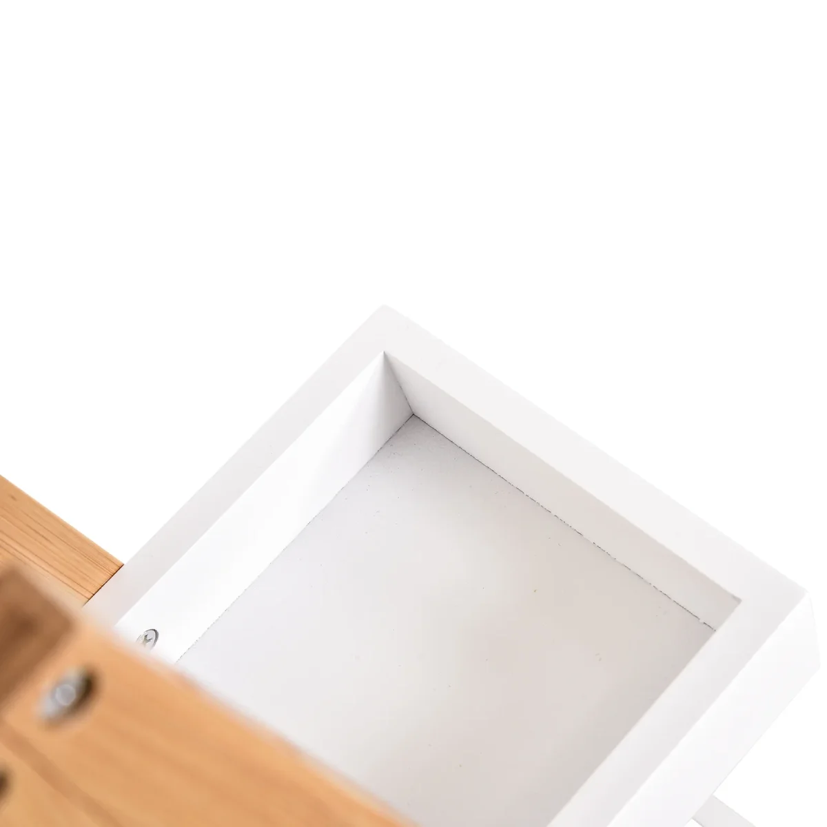 Estante de Bambú para Casa de Banho com 3 Prateleiras de Armazenamento Móvel Organizador para Cozinha Sala de Estar Lavanderia 30x18x81cm Madeira e Branco - Image 8
